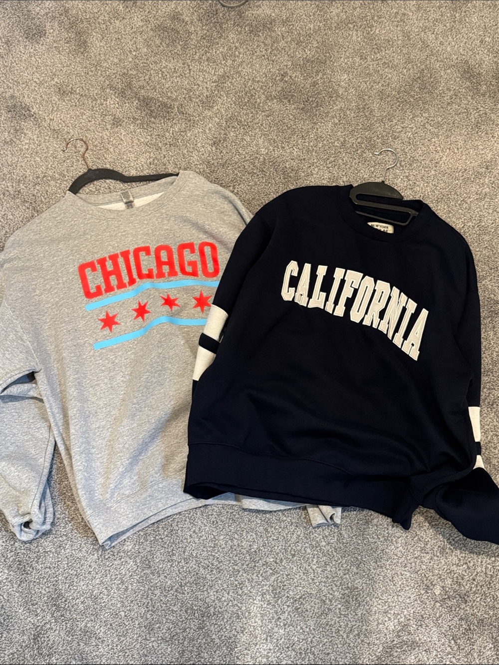 Two men state crewneck sweatshirts - Picture 1 of 8